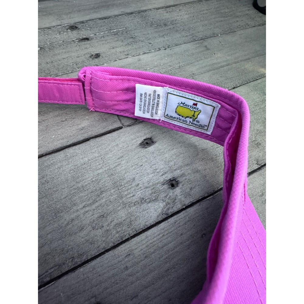 Masters American Needle Pink Golf Visor Adjustable Tournament Hat Women - Picture 2 of 2